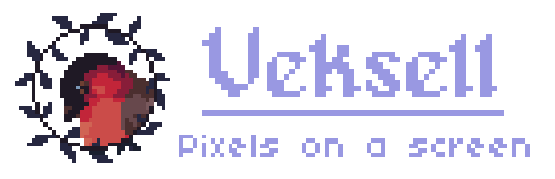 Veksell — pixels on screen